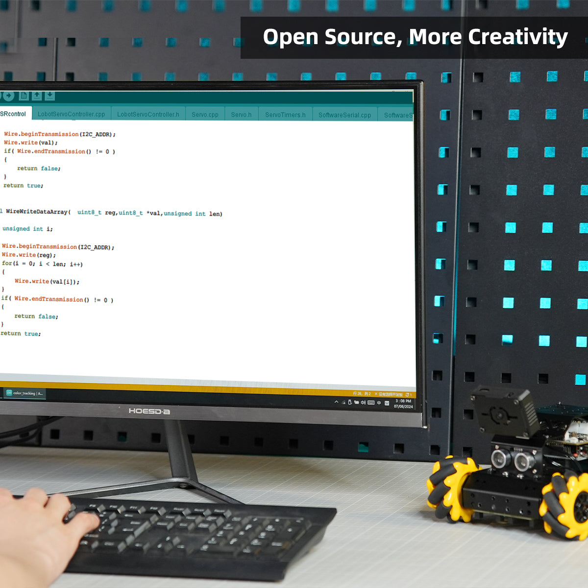 Hiwonder miniAuto AI Vision Robot Base on Arduino UNO R3 Controller with 360° Omnidirectional Mecanum Wheels, Supports Arduino Programming Hiwonder miniAuto AI Vision Robot Base on Arduino UNO R3 Controller with 360° Omnidirectional Mecanum Wheels, Supports Arduino Programming